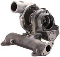 turbo charger with integrated exhaust manifold